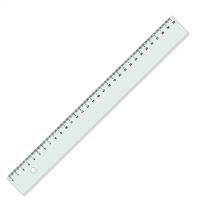 ICO: riglă transparentă de 30cm