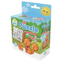 Puzzle de colorat 2 în 1 cu 16 piese - Veveriță - 0/a/0aa500ab4f9bfde44086e25c6c397d95268b6695db1600763ca4af1e658c565e.jpg