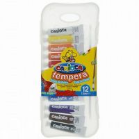 12 bucăți set tempera într-un recipient plastic cu pensulă - Carioca - 1/2/12-bucati-set-tempera-intr-un-recipient-plastic-cu-pensula-carioca.jpg