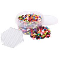 PlayBox: 1000 de mărgele colorate MIDI de 5 mm cu placă de bază hexagonală termoadezivă - 1/2/120ac67914dff345e48c1ca78d60c38e20ff4e535c948b30fb9f0d9b4a0dab8a.jpg