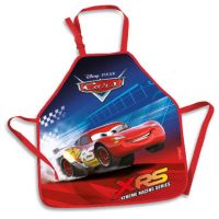 Cars șorț culoarea roșie