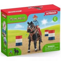 Schleich: Farm World - Set de joacă Cursa cu butoaie cu cowgirl (42576) - 1/8/181a77be19959c3b95511aca8dd5f95f7112a5e483ff5e6250ba45ebfd8ebbe7.jpg
