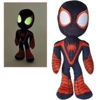 Marvel: Amazing Friends - Spider-Man Miles Morales pluș cu ochi care strălucesc în întuneric 25 cm