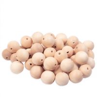 PlayBox: Mărgele din lemn natural de 25mm, pachet de 50 bucăți. - 2/0/20a42af630183610696f37997b558559abca0223f87cc0c30cc5dff71133d246.jpg