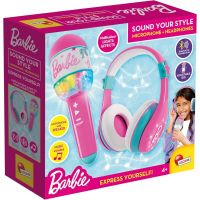 Barbie Sound Your Style set cu căști și microfon - Lisciani