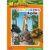 Carte de colorat Madagascar - Trefl