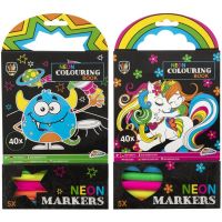 Set de colorat Grafix Neon cu 40 de foi și 5 carioci - 2/c/2c05f8a52d38ca3c94007f7ca21449a78210e74281830078241ef009006f83a1.jpg
