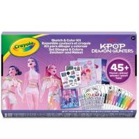 Crayola: Color & Sketch - K-Pop Demon Hunters set creativ de desen și colorat - 2/c/2cd3444b063ec18f2b8f688d7abdb33b1c17325b6618a731e6bd0168540a7a88.jpg