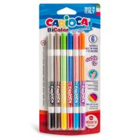 Set markere bicolore 6 bucăţi - Carioca - 2/e/2e16f551c127a8103db71ba2b9c52c708f7da0cdd6f8bcb671968c9b93e141f6.jpg