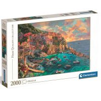 Puzzle pictat Manarola HQC 2000 de piese - Clementoni