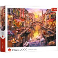 Puzzle romantic Veneția 2000 de piese - Trefl