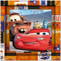 Cars 60 bucăți puzzle cu ramă - Clementoni
