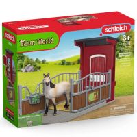 Schleich: Farm World - Box de grajd cu figurina de cal Mustang set de joacă (42724) - 3/f/3f40c500580226c0d96723c28f1a94083abd68f185ac6cf72d768faeed0e6918.jpg