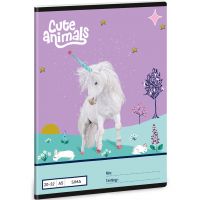 Ars Una: Cute Animals - Caiet simplu A/5 20-32 cu model de unicorn - 4/2/4278b76e3d7e977e340b927b547b9990e9e887d728b02000162ab524c589a1e7.jpg