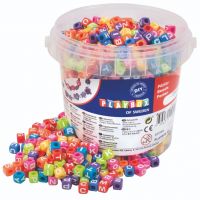 PlayBox: Set de mărgele colorate cu litere, 1250 bucăți, 7x7x7mm - 4/2/42ae85e68a16d2e2aad414913b691641920b393d3f41e7a88b1f0836b1bd6448.jpg