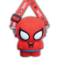 Luna: Portofel figurina 3D Spider-Man cu bretea de umăr