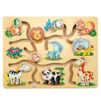 Animale incredibile puzzle din lemn