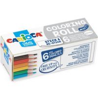Coloring Roll mini cu 6 bucăți creioane colorate - Carioca - 5/2/52ca85bf0603cf174f3a2f5ae27a964eee3b37b645e5a1d496bb67d48a6caf81.jpg