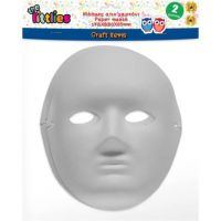 The Littlies: mască de hârtie albă care se poate decora 2 bc set - 5/7/5777de195b9b03d61465f044619577c8c747fec2e197aa2c19f7cdd5584ee088.jpg