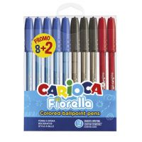 Set de 10 pixuri Fiorella multicolore - Carioca