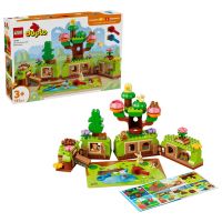 LEGO® DUPLO®: Pădure aventuroasă cu animale sălbatice (10480)