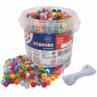 PlayBox: Set de mărgele transparente și colorate de 1200 de bucăți - 6/1/61b498bbeaf628e4b2798a98b4c4db23aabfeea354e594476d68c380160df36e.jpg
