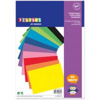 PlayBox: Hârtie colorată A4 10 tipuri de culori 100 bucăți - 6/1/61dd887570c27b33efce54dc9240fab91d318d1f11893bb32d7b28dd7b6ee91c.jpg