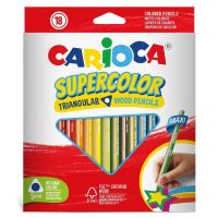 Set de 18 creioane colorate maxi în formă de triunghi Supercolor - Carioca - 6/3/633fad91f7e33c9f11404253681ca9dab221e5407fb7cd012ebd35ba864a2413.jpg