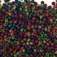 PlayBox: Mărgele negre cu dungi colorate, 1550 bucăți, 9mm - 6/7/670b2b75046f21e07bb0e869fd0c681ab414ac3b76f52c31b48e3a837c23a74d.jpg