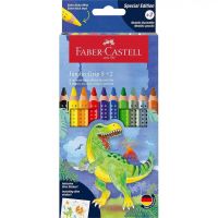 Faber-Castell: Set de creioane colorate Jumbo GRIP cu dinozauri, pachet de 8+2 bucăți - 6/d/6d5cf3b10e5768f4772e58b689134d2edc5fb586dbf1124e3ccee76b9339ce01.jpg