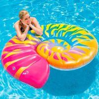 Saltea coajă de melc de mare curcubeu 157x127x25cm - Intex