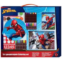 Luna: Spider-Man set de colorat cu șablon și autocolant 54x47cm - 7/9/79126a89f8a8383eef2cb42cd40daae24d5f1c334e93fdf70442416f84309c60.jpg