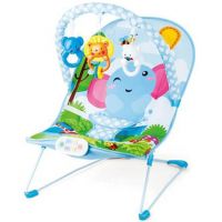 Scaun de odihnă muzicală și vibrație cu model elefant
