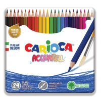 Acuarelă creioane colorate 24 bucăți set în cutie metal - Carioca - 7/f/7f4b54ab09a56be3a853dfc8fc7c8f70b3c75990aa6ae70f6bb31346682d8209.jpg