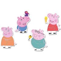 Peppa Pig - Primul puzzle Baby în geantă - Trefl