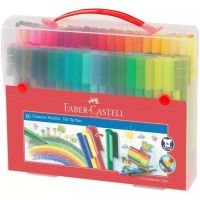 Faber-Castell: Set de carioci Connector – set de 80 bucăți în cutie de depozitare practică din plastic - 8/1/81e62b3b165b2414503e7b27e62d616b3787fab1feebcdfcae6f3e3f820911af.jpg
