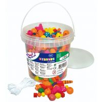 PlayBox: Set de mărgele din lemn colorate pentru gătit în găleată 250gr - 8/4/8407f32100f2604b335378947242394d72d1342a92b756507c9f962f5d886c89.jpg