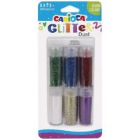 Carioca: Glitter Dust 6 bucăți set praf de sclipici în tub - Culori deschise - 8/6/86637beb2a1774efab01e12fffe8d6d4247672607ef450f7234e4083080a05dc.jpg