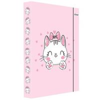 Spirit: roz cat design mapă pentru caiete cu elastic mărime A4 - 8/7/87153af3714e66c91237d316a40d99f60ec4606c8a4f18120b509c811962e2e7.jpg