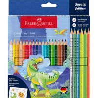 Faber-Castell: Set de creioane colorate Grip cu dinozauri, pachet de 18+6 bucăți - 8/b/8b694417c049621c209d82162c1799d76c0bf03d4fee2c93be128440a65217a4.jpg