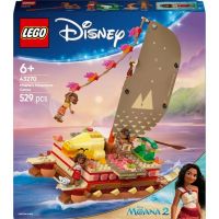 LEGO® Disney: Canoe-ul lui Vaiana plin de aventuri (43270)