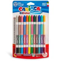 Set markere bicolore 12 bucăţi - Carioca - 8/f/8fb443a36c7857e06406f5cb32e72fce7f5d497d631d5cee224b13c64ff7a58c.jpg