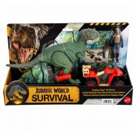 Jurassic World: Set de joc Quad cu prindere de dinozauri - Mattel