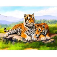 Set de pictură cu diamante: Tigri, 40x50cm - 9/5/95c0b0d840acaf70fc5e6c2475418ec56d07078165583b20653dd338178c1faf.jpg