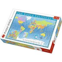 Harta Politică al Lumii puzzle 2000 bucăți - Trefl