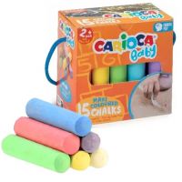 Baby Maxi 15 bucăți cretă de asfalt colorată - Carioca - 9/f/9fe347065762ac84cf1df5aa141aa5d3ff9a06046be96a4edfc081e5e7ffc420.jpg