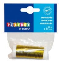 PlayBox: Sârmă de legare din metal, culoare aurie, 0,3mm, 80m - a/1/a13f3f586573aa548d871264949983996f6d55e8a764157db7a96d629a3a1ec3.jpg