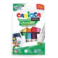 Textil tempera colorată stick 10 bucăți - Carioca - a/6/a637546300dd67420c2d867c97fa7e9e40696d495756521461c0560b45e31d0b.jpg