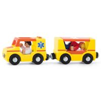 Ambulanță magnetică cu remorcă - Woodyland - a/m/Ambulanta-magnetica-cu-remorca--Woodyland-1.jpg