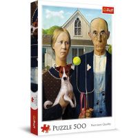 American Gothic Dog ediție puzzle 500 de piese - Trefl - a/m/American-Gothic-Dog-editie-puzzle-500-de-piese--Trefl-1.jpg